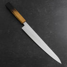 Sujihiki VG-10 Tsuchime Damascus Yaki Urushi Handle 240mm (9.4”)-[Musashi]-[Japanese-Kitchen-Knives]