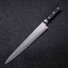 Sujihiki VG-5 Damascus Black Western Handle 235mm (9.3”)-[Musashi]-[Japanese-Kitchen-Knives]