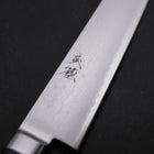 Sujihiki VG-5 Damascus Black Western Handle 235mm (9.3”)-[Musashi]-[Japanese-Kitchen-Knives]
