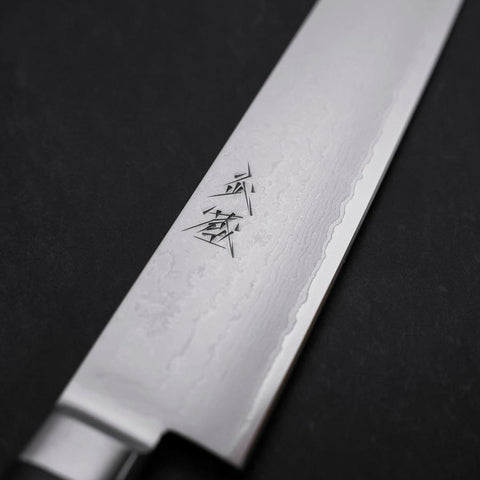 Sujihiki VG-5 Damascus Black Western Handle 235mm (9.3”)-[Musashi]-[Japanese-Kitchen-Knives]