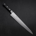 Sujihiki VG-5 Damascus Black Western Handle 235mm (9.3”)-[Musashi]-[Japanese-Kitchen-Knives]