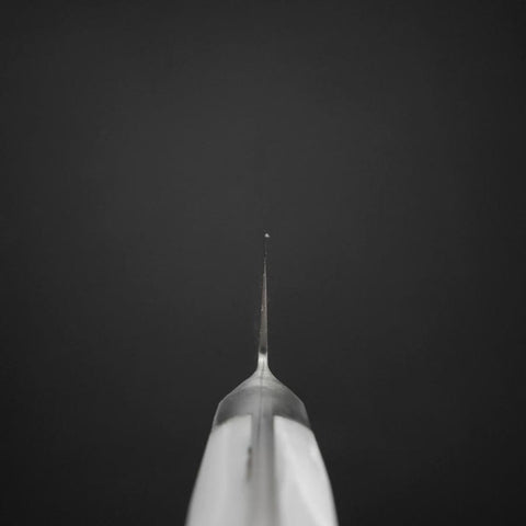 Sujihiki VG-5 Tsuchime Western White Marble Handle 240mm-[Musashi]-[Japanese-Kitchen-Knives]