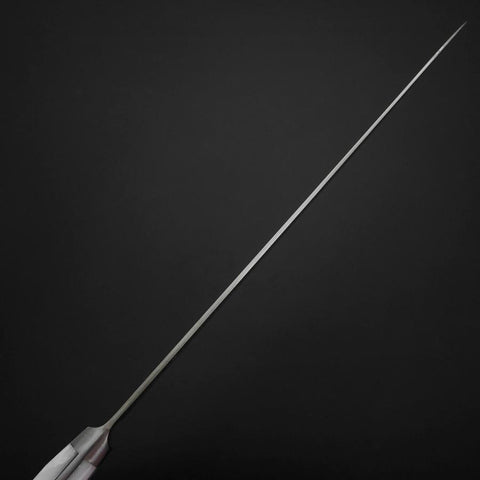 Sujihiki VG-5 Tsuchime Western White Marble Handle 270mm (10.6”)-[Musashi]-[Japanese-Kitchen-Knives]