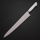 Sujihiki VG-5 Tsuchime Western White Marble Handle 270mm-[Musashi]-[Japanese-Kitchen-Knives]