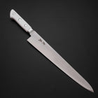 Sujihiki VG-5 Tsuchime Western White Marble Handle 270mm-[Musashi]-[Japanese-Kitchen-Knives]