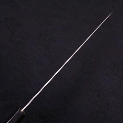 Sujihiki White Steel #1 Stainless Clad Buffalo Magnolia Handle 240mm (9.4”)-[Musashi]-[Japanese-Kitchen-Knives]