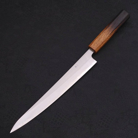 Sujihiki White Steel #1 Yaki Urushi Handle 240mm (9.4”)-[Musashi]-[Japanese-Kitchen-Knives]