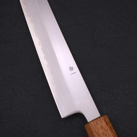 Sujihiki White Steel #1 Yaki Urushi Handle 240mm (9.4”)-[Musashi]-[Japanese-Kitchen-Knives]