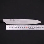 Sujihiki White Steel #2 Super Polished Buffalo Ebony Handle 170mm (6.7”)-[Musashi]-[Japanese-Kitchen-Knives]