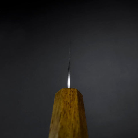 Sujihiki White Steel #2 Tsuchime Yaki Urushi Handle 240mm-[Musashi]-[Japanese-Kitchen-Knives]