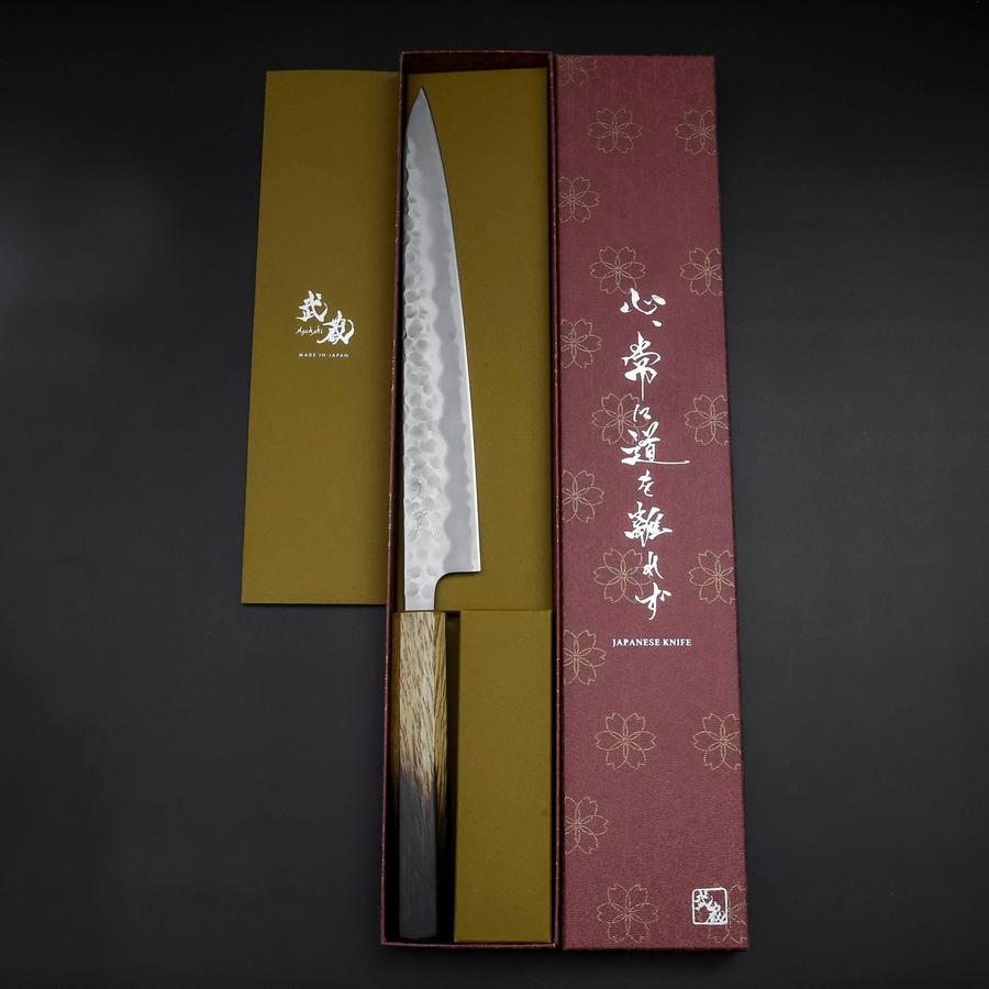 筋引き 白紙1号 霞 焼漆柄 240mm – MUSASHI