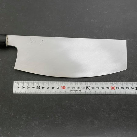 Sushikiri White Steel #2 Hon-Kasumi Buffalo Magnolia Handle 240mm (9.4”)-[Musashi]-[Japanese-Kitchen-Knives]
