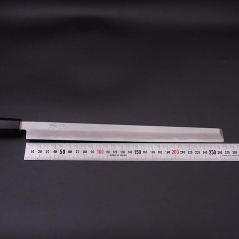 Takohiki Blue Steel #2 Kasumi Buffalo Magnolia Handle 270mm (10.6”)-[Musashi]-[Japanese-Kitchen-Knives]