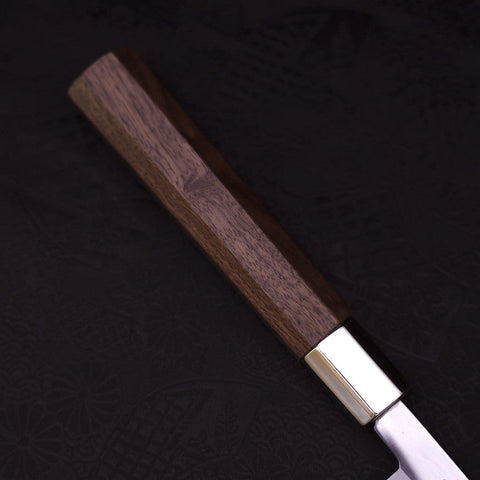Takohiki Silver Steel #3 Walnut Handle 200mm (7.9”)-[Musashi]-[Japanese-Kitchen-Knives]