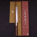 Takohiki Silver Steel #3 Walnut Handle 200mm (7.9”)-[Musashi]-[Japanese-Kitchen-Knives]
