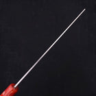 Tsushima Knife Kiritsuke VG-10 Damascus Ocean Red Handle 210mm (8.3”)-[Musashi]-[Japanese-Kitchen-Knives]