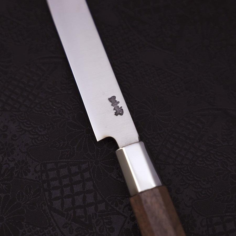 鰻包丁 銀紙3号 クルミ柄 105mm – MUSASHI
