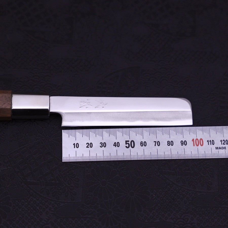 鰻包丁 銀紙3号 クルミ柄 105mm – MUSASHI