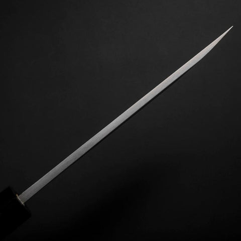 Unagisaki (Edo) Blue Steel #1 Hon-Kasumi Buffalo Ebony Handle 150mm (5.9”)-[Musashi]-[Japanese-Kitchen-Knives]