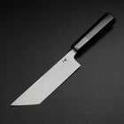 Unagisaki (Edo) Blue Steel #1 Hon-Kasumi Buffalo Ebony Handle 150mm-[Musashi]-[Japanese-Kitchen-Knives]