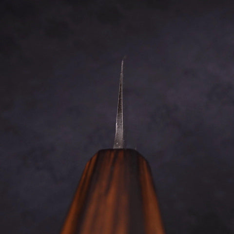 Usuba(Kanto) Blue Steel #2 Kasumi Sumi Urushi Handle 165mm (6.5”)-[Musashi]-[Japanese-Kitchen-Knives]