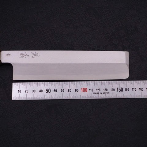 Usuba(Kanto) Blue Steel #2 Kasumi Sumi Urushi Handle 165mm (6.5”)-[Musashi]-[Japanese-Kitchen-Knives]