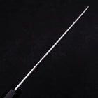 Usuba(Kanto) Honyaki Silver Steel #3 Mirror Finish Buffalo Ebony Handle 180mm (7”)-[Musashi]-[Japanese-Kitchen-Knives]