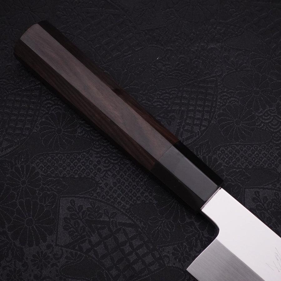 薄刃(関東) 銀三本焼 鏡面 黒檀水牛柄 180mm – MUSASHI