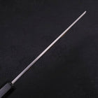 Usuba(Kanto) White Steel #2 Kasumi Chokin Phoenix-Sakura Buffalo Ebony Handle 180mm (7”)-[Musashi]-[Japanese-Kitchen-Knives]