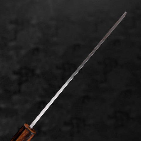 Usuba(Kanto) White Steel #2 Kasumi Sumi Urushi Handle 180mm (7”)-[Musashi]-[Japanese-Kitchen-Knives]