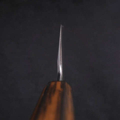 Usuba(Kanto) White Steel #2 Kasumi Sumi Urushi Handle 210mm (8.3”)-[Musashi]-[Japanese-Kitchen-Knives]