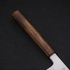 Usuba(Kanto) White Steel #2 Kasumi Sumi Urushi Handle 210mm (8.3”)-[Musashi]-[Japanese-Kitchen-Knives]