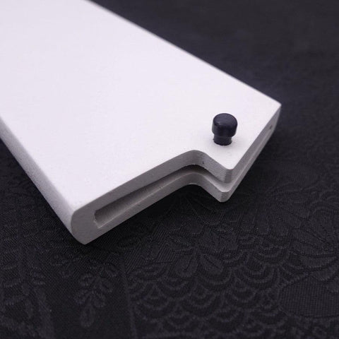 White-Ishime Saya Sheath for Nakiri Knife with Pin, 165mm (6.5”)-[Musashi]-[Japanese-Kitchen-Knives]
