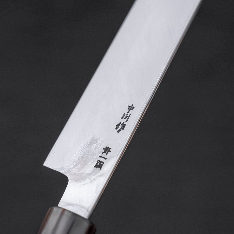 柳切付 青紙1号 霞 黒檀水牛柄 270mm 鞘付き – MUSASHI