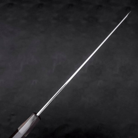 Yanagi Kiritsuke Blue Steel #1 Kasumi Buffalo Ebony Handle 270mm With Sheath (10.6”)-[Musashi]-[Japanese-Kitchen-Knives]