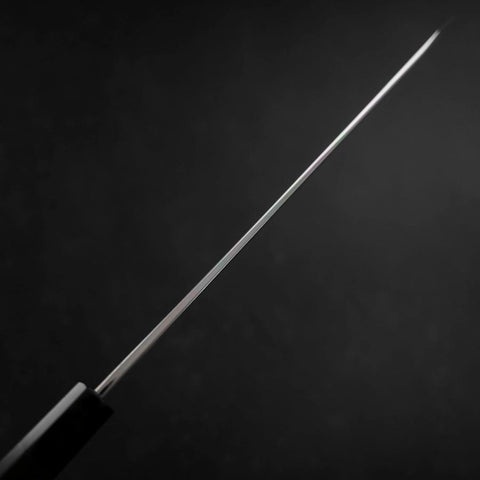 Yanagi Kiritsuke Blue Steel #1 Suminagashi Buffalo Ebony Handle With Sheath 270mm (10.6”)-[Musashi]-[Japanese-Kitchen-Knives]