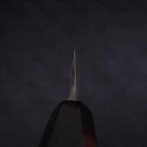 Yanagi Kiritsuke Blue Steel #2 Kasumi Buffalo Ebony Handle 240mm (9.4”)-[Musashi]-[Japanese-Kitchen-Knives]