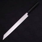 Yanagi Kiritsuke Blue Steel #2 Kasumi Buffalo Ebony Handle 300mm (11.8”)-[Musashi]-[Japanese-Kitchen-Knives]
