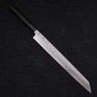 Yanagi Kiritsuke Blue Steel #2 Kasumi Buffalo Ebony Handle 300mm (11.8”)-[Musashi]-[Japanese-Kitchen-Knives]