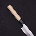 Yanagi Kiritsuke Blue Steel #2 Kasumi Magnolia Buffalo Handle 270mm (10.6”)-[Musashi]-[Japanese-Kitchen-Knives]