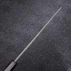 Yanagi Kiritsuke Blue Steel #2 Kurouchi Buffalo Ebony Handle 240mm (9.4”)-[Musashi]-[Japanese-Kitchen-Knives]
