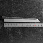 Yanagi Kiritsuke Blue Steel #2 Kurouchi Buffalo Wenge Handle 240mm (9.4”)-[Musashi]-[Japanese-Kitchen-Knives]
