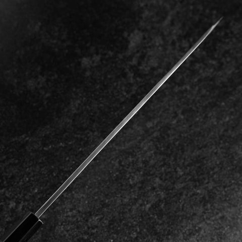 Yanagi Kiritsuke Blue Steel #2 Mirror Buffalo Ebony Handle 265mm (10.4”)-[Musashi]-[Japanese-Kitchen-Knives]