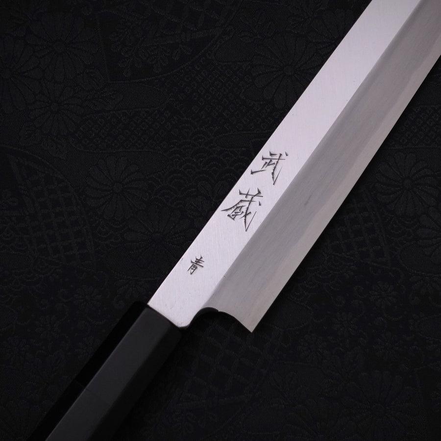 Yanagi Kiritsuke Blue steel #2 Kasumi Buffalo Ebony Handle 270mm-Blue steel #2-Kasumi-Japanese Handle-[Musashi]-[Japanese-Kitchen-Knives]