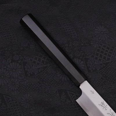 Yanagi Kiritsuke Blue steel #2 Kasumi Buffalo Ebony Handle 300mm-Blue steel #2-Kasumi-Japanese Handle-[Musashi]-[Japanese-Kitchen-Knives]