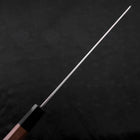 Yanagi Kiritsuke Silver Steel #3 Damascus Mirror Buffalo Walnut Handle 270mm (10.6”)-[Musashi]-[Japanese-Kitchen-Knives]