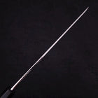 Yanagi Kiritsuke Silver Steel #3 Honyaki Mirror Buffalo Ebony Handle 270mm (10.6”)-[Musashi]-[Japanese-Kitchen-Knives]