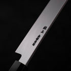 Yanagi Kiritsuke Silver Steel #3 Honyaki Mirror Buffalo Wenge Handle 270mm (10.6”)-[Musashi]-[Japanese-Kitchen-Knives]