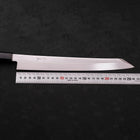 Yanagi Kiritsuke Silver Steel #3 Honyaki Mirror Buffalo Wenge Handle 270mm (10.6”)-[Musashi]-[Japanese-Kitchen-Knives]