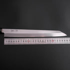 Yanagi Kiritsuke Silver Steel #3 Kasumi Buffalo Ebony Handle 260mm-[Musashi]-[Japanese-Kitchen-Knives]